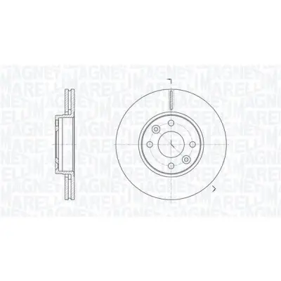 Oferta De Temporada Disco de freno MAGNETI MARELLI 361302040632